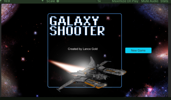 Main Menu with Credit Text